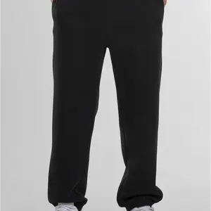 Men's basic sweatpants Fluffy black
