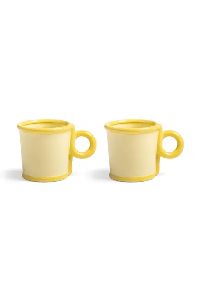 Sada hrnků &k amsterdam 300 ml 2-pack žlutá barva