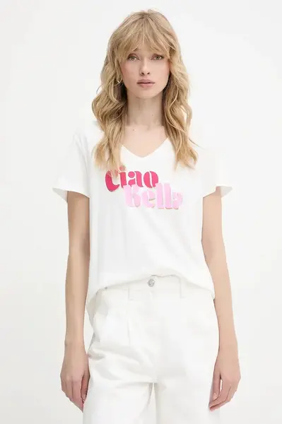 Tričko Morgan dámské, bílá barva, DBELLO