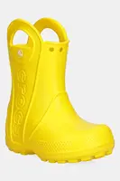 Holínky Crocs HANDLE IT RAIN BOOT KIDS žlutá barva, 211056