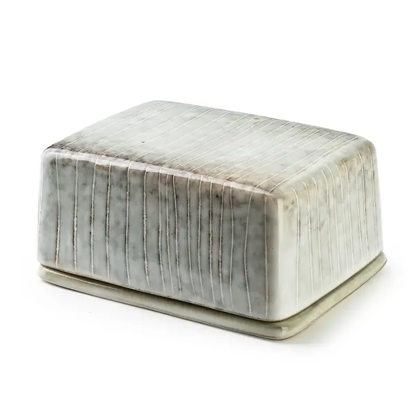Miska na máslo Affek Design Basic Nature zelená barva