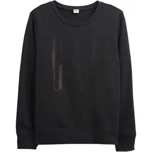 GAP V-LOGO DOORBUSTER CREW Dámska mikina s logom, čierna, veľkosť
