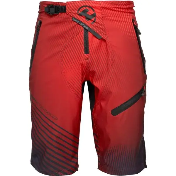 HAVEN ENERGIZER FACTORY Pánske cyklistické kraťasy, červená, veľkosť