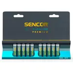Sencor SBA LR03 10BP AAA ALK PREMIUM Alkalické batérie, modrá, veľkosť