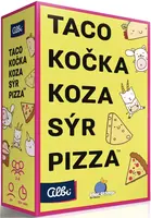 Taco, kočka, koza, sýr, pizza