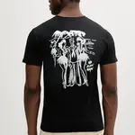 Bavlněné tričko Alpha Industries Aloha T BP pánské, černá barva, s potiskem, 156530