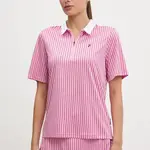 Sportovní polo tričko Peak Performance dámské, růžová barva, G80375