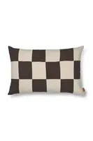Dekorativní polštář ferm LIVING Fold Patchwork Cushion hnědá barva