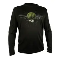 HAVEN NAVAHO II LONG Pánsky voľný cyklistický dres, čierna, veľkosť