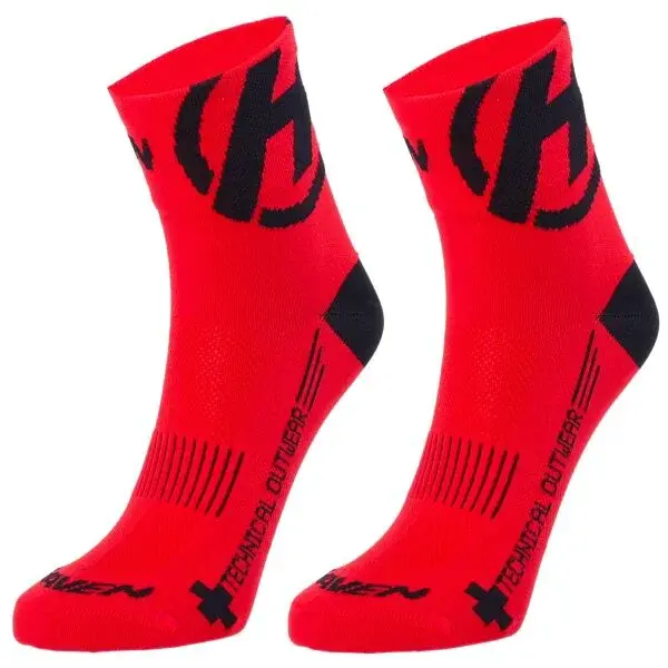 HAVEN LITE NEO Ponožky, červená, velikost 44-46