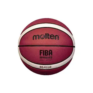 Molten BG4550 Basketbalový míč, hnědá, velikost