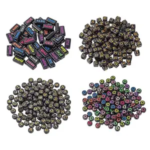 490Pcs Opaque & Craft Style Acrylic Beads