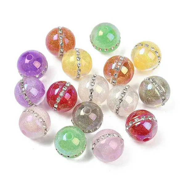 Resin Round Beads