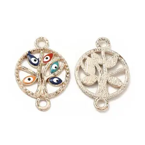 Alloy Enamel Connector Charms