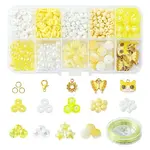 DIY Round Acrylic & Glass Beads Bracelets Jewelry Kits