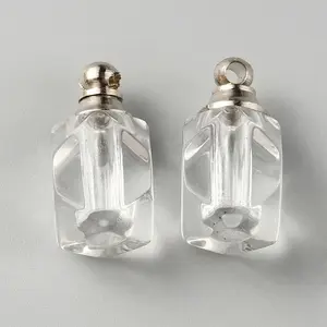 Glass Bottle Locket Pendants