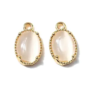 Oval Brass Charms