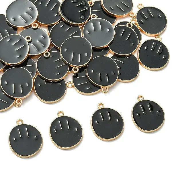 35Pcs Alloy Enamel Pendants