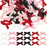 72Pcs 6 Colors Velvet Bowknot Costume Accessories