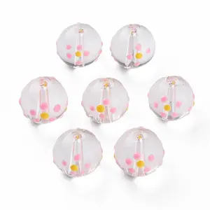 Transparent Glass Enamel Beads
