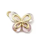 Brass Micro Pave Cubic Zirconia Pendants