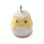 Flocky Resin Pendants