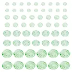 4 Strands 4 Styles Glass Beads Strands