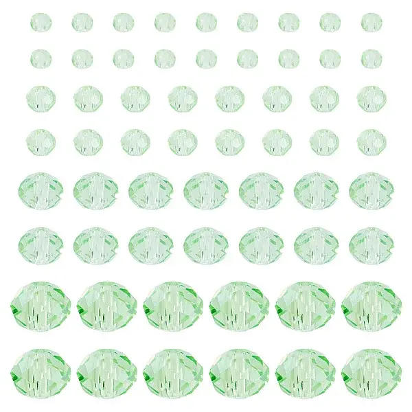 4 Strands 4 Styles Glass Beads Strands