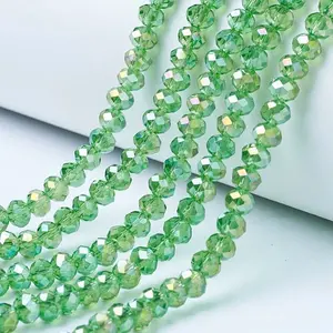 Electroplate Glass Beads Strands