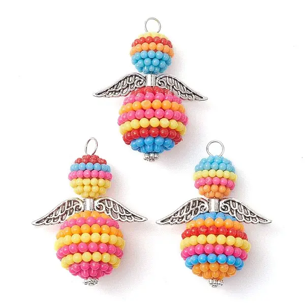 Rainbow Style ABS Plastic Pendants