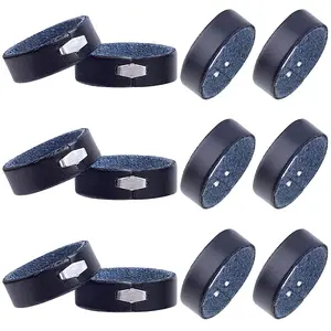 100Pcs Leather with Alloy Waist Belt Keeper Rings