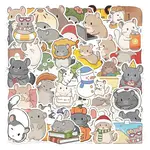 50Pcs Mouse PVC Waterproof Cartoon Stickers