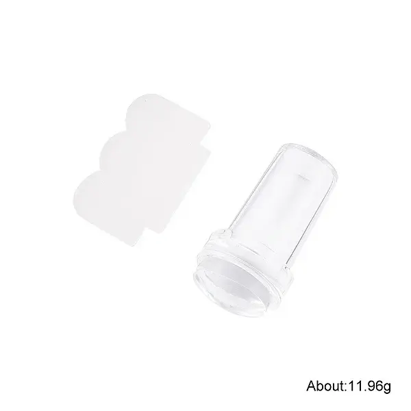 Silicone Nail Art Seal Stamp and Scraper Set