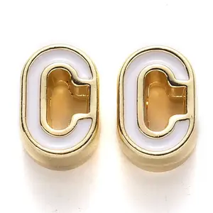 Rack Plating Alloy Enamel Beads