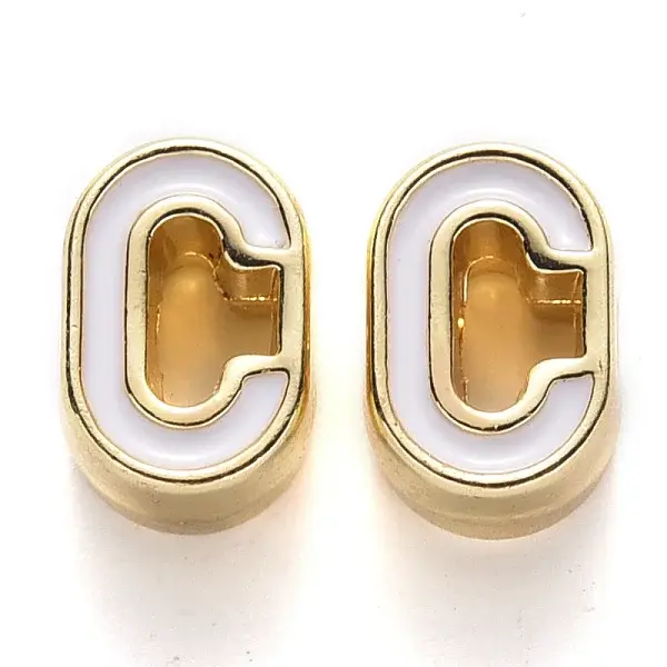 Rack Plating Alloy Enamel Beads