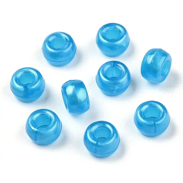 Plastic Pearlized Beads