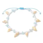 Natural Spiral Shell Braided Anklets