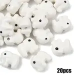 20Pcs Handmade Porcelain Beads