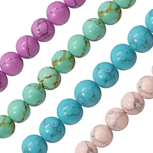 Synthetic Turquoise Beads Strands