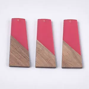 Resin & Walnut Wood Pendants