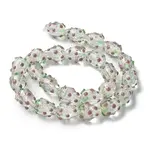 Handmade Foil Lampwork Bumpy Beads Strands