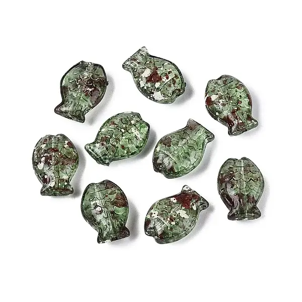 Picasso Transparent Glass Beads