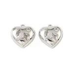 Brass & Clear Cubic Zirconia Charms