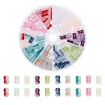 90Pcs 10 Colors Glass Beads Strands