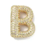 Rack Plating Brass Micro Pave Cubic Zirconia Pendants