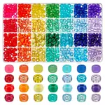 700Pcs 28 Colors Transparent & Opaque Plastic Beads