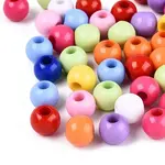 Opaque Acrylic European Beads