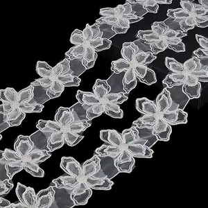 Organza Flower Lace Trims