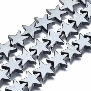 Non-magnetic Synthetic Hematite Beads Strands