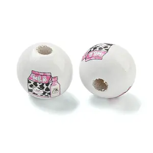 Natural Wood European Beads